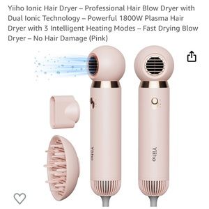 Professional ionic hair dryer